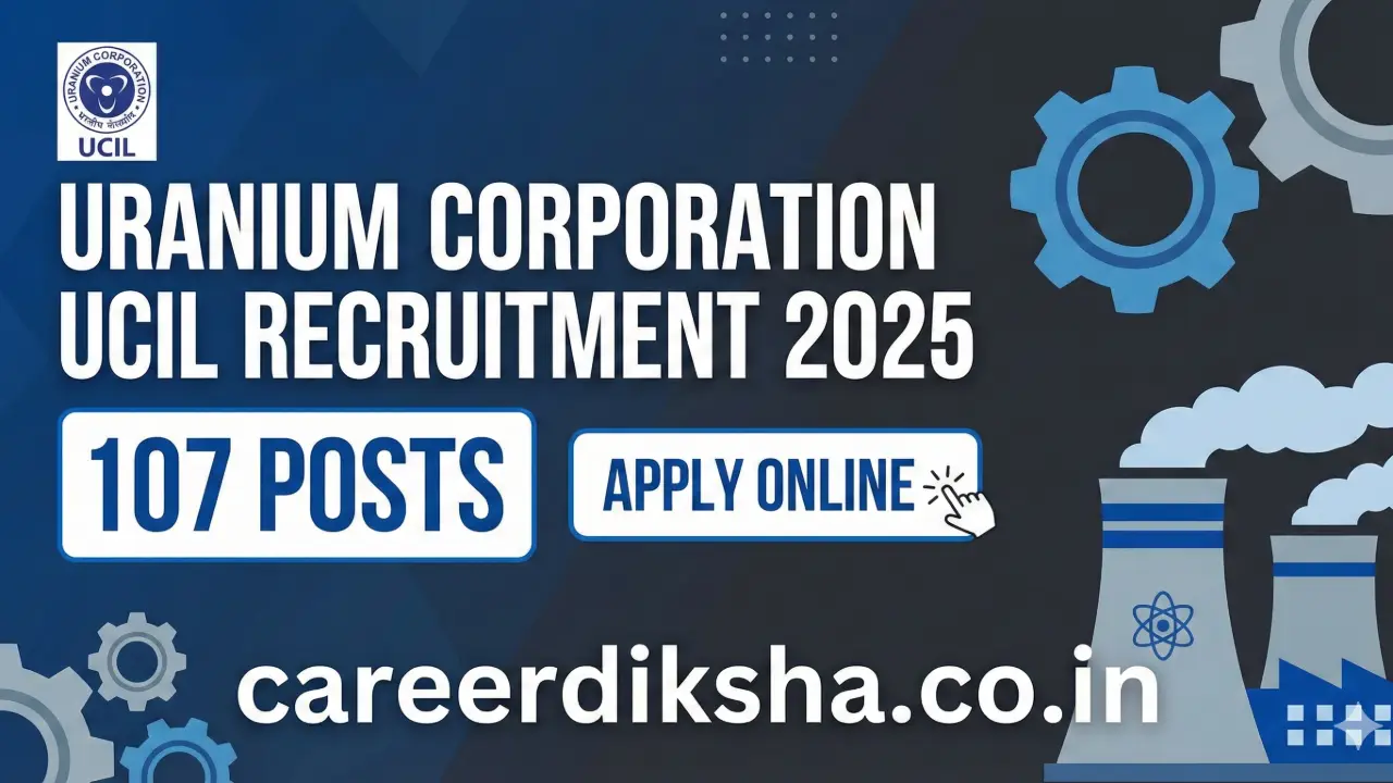 New government jobs 2025 online apply - UCIL Recruitment 2025: Apply Online for 107 Posts - Mining Mate, Driver, Attendant