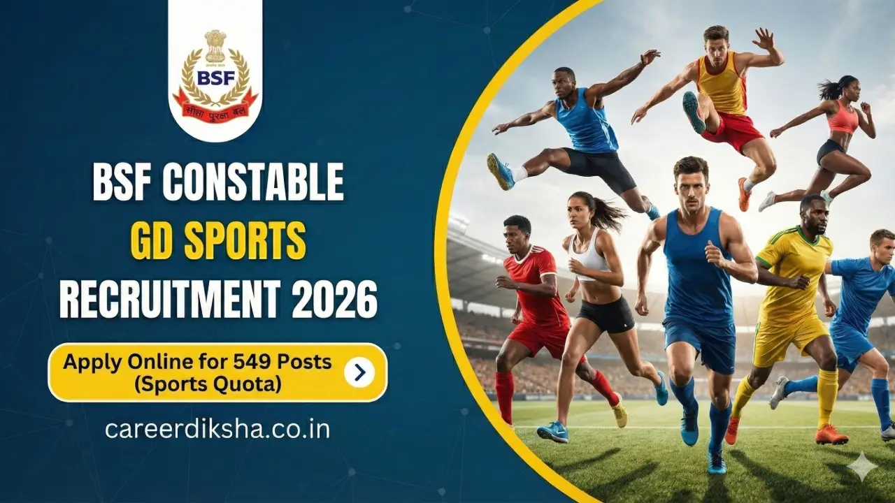 New government jobs 2025 online apply - BSF Constable GD Sports Recruitment 2026: Apply Online for 549 Posts (Sports Quota)