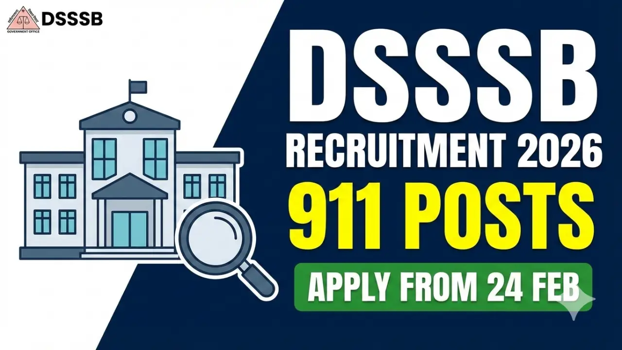 New government jobs 2025 online apply - DSSSB Recruitment 2026: योग्यता, आयु सीमा और ऑनलाइन आवेदन की पूरी जानकारी (अभी देखें)