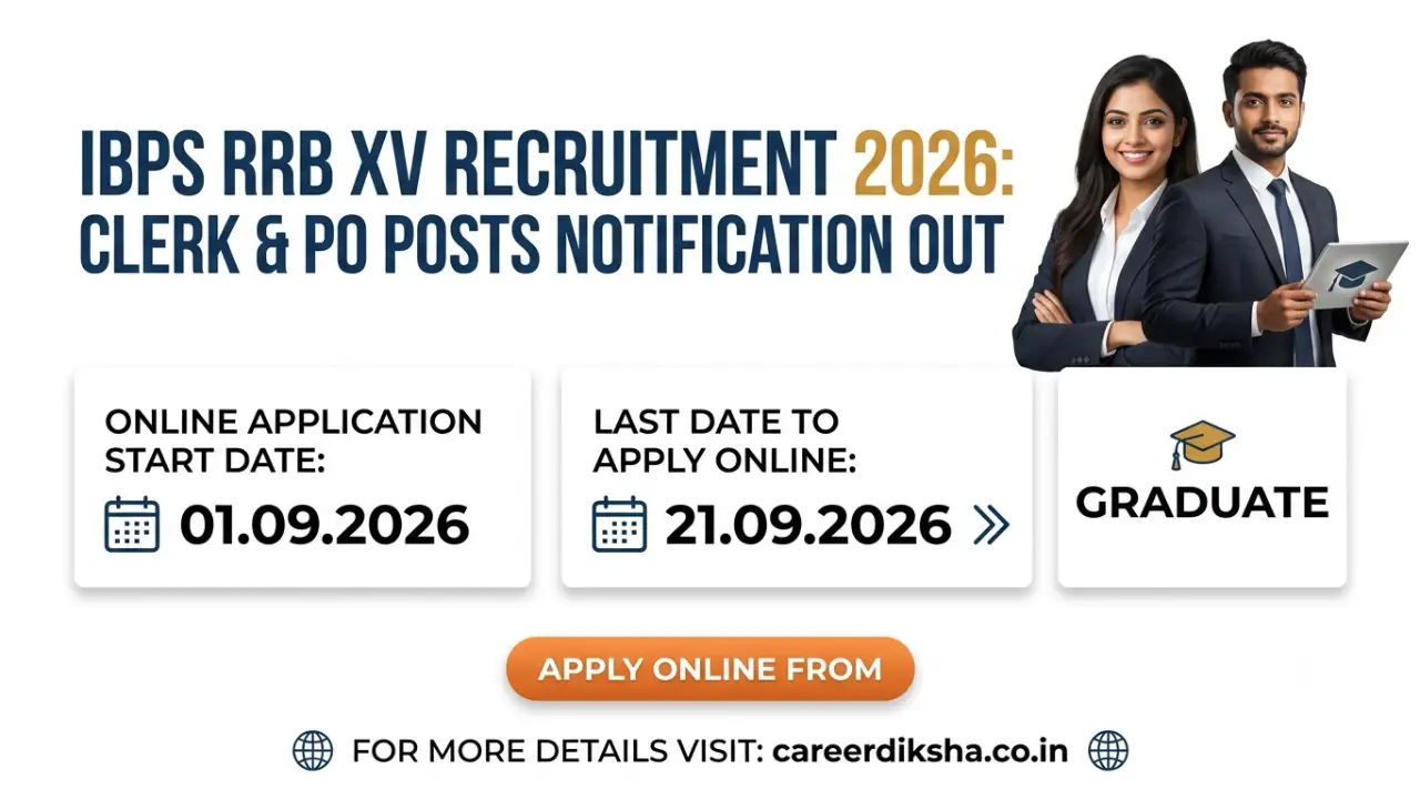 New government jobs 2025 online apply - IBPS RRB XV Recruitment 2026: Apply Online for Clerk & PO Posts, Eligibility & Exam Dates