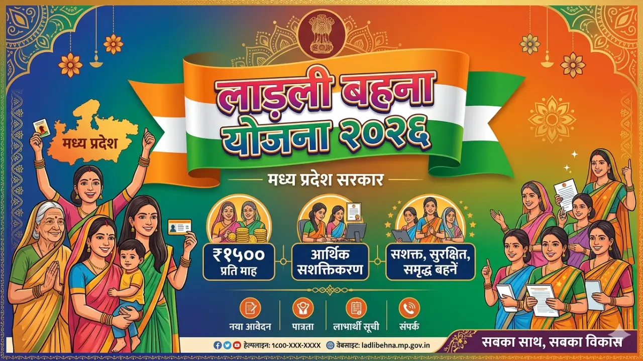 Ladli Behna Yojana Registration 2026: लाड़ली बहना योजना फॉर्म कैसे भरें और पात्रता नियम क्या हैं? banner